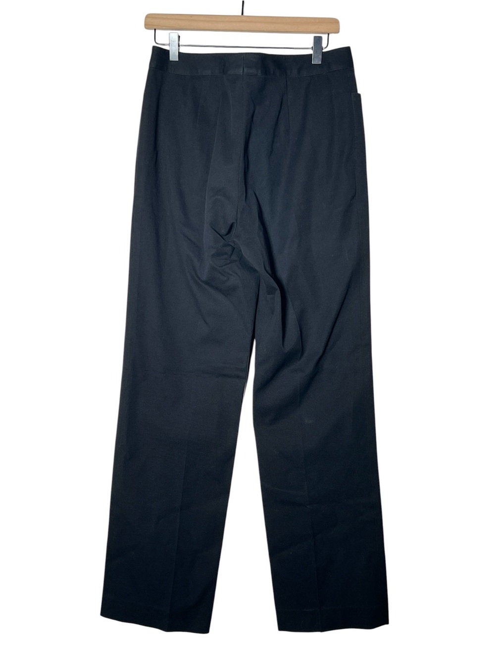 Classiques Entier black straight leg casual Chino pants size 10 B181 - Picture 4 of 4